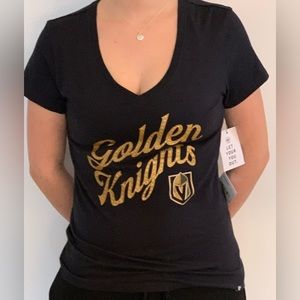 NHL women’s Vegas golden Knights tee shirt NWT